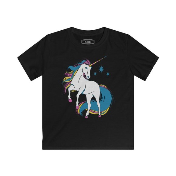 SBC Kids Unicorn Magic Short Sleeve Pink Tee - Picture 3 of 10
